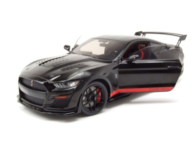Ford Shelby Mustang GT500 Code Red 2022 schwarz Modellauto 1:18 Solido