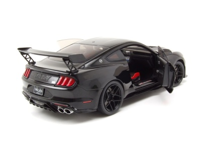 Ford Shelby Mustang GT500 Code Red 2022 schwarz Modellauto 1:18 Solido