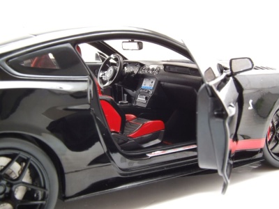 Ford Shelby Mustang GT500 Code Red 2022 schwarz Modellauto 1:18 Solido