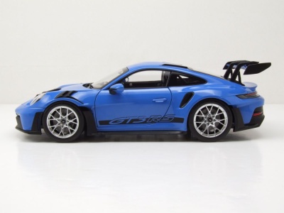 Porsche 911 GT3 RS 2022 blau Modellauto 1:18 Norev