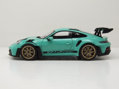 Porsche 911 GT3 RS 2022 mint grün Modellauto 1:18 Norev