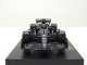Mercedes AMG W14 E Formel 1 2023 #63 Russell mit Figur Modellauto 1:43 Bburago