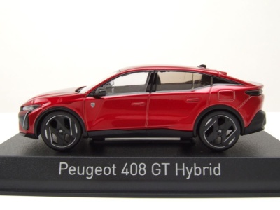 Peugeot 408 GT Hybrid 2023 rot Modellauto 1:43 Norev
