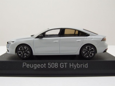 Peugeot 508 GT Hybrid 2023 weiß Modellauto 1:43 Norev