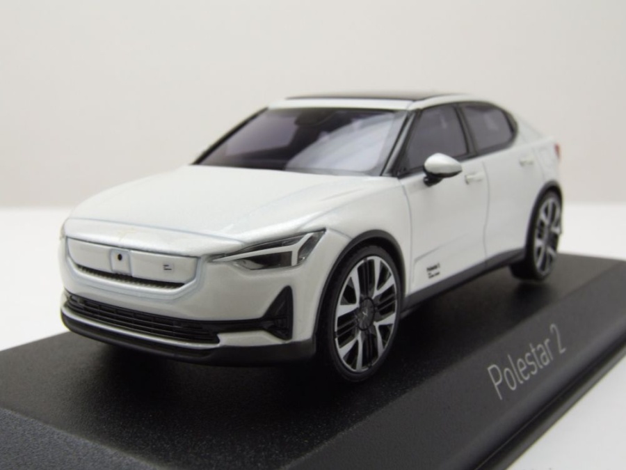 Polestar 2 2024 snow weiß Modellauto 1:43 Norev