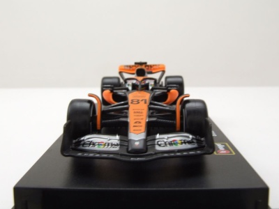 McLaren MCL60 Formel 1 2023 #81 Piastri mit Figur Modellauto 1:43 Bburago