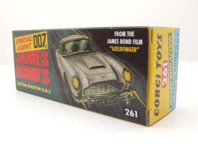 Aston Martin DB5 silber James Bond 007 Goldfinger Modellauto 1:43 Corgi