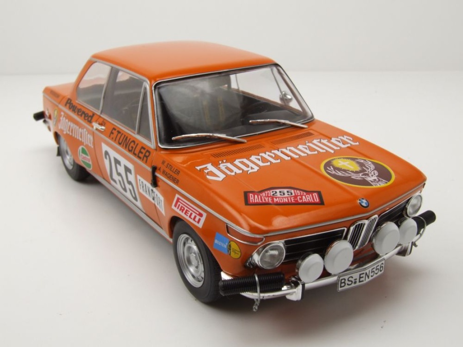 Modellauto BMW 2002 #255 Jägermeister Rallye Monte Carlo