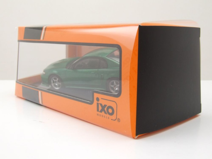 Modellauto Ford Mustang STV Cobra R 2000 grün metallic 1:43 ixo