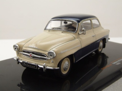 Skoda Octavia 1959 beige dunkelblau Modellauto 1:43 ixo models