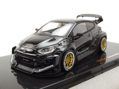 Toyota Pandem GR Yaris schwarz Modellauto 1:43 ixo models