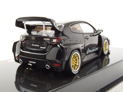 Toyota Pandem GR Yaris schwarz Modellauto 1:43 ixo models