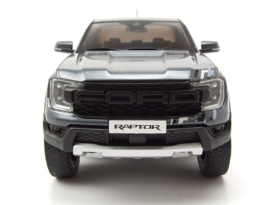 Ford Ranger Raptor Pick Up 2023 dunkelgrau metallic Modellauto 1:18 MCG