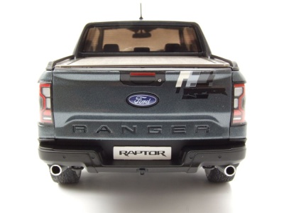 Ford Ranger Raptor Pick Up 2023 dunkelgrau metallic Modellauto 1:18 MCG