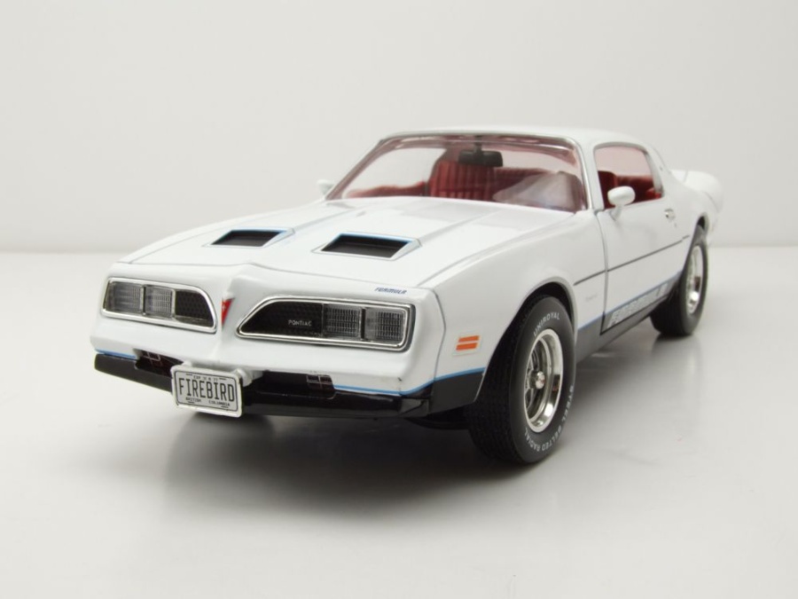 Pontiac Firebird Formula 1977 weiß Modellauto 1:18 Auto World