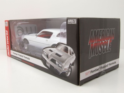Pontiac Firebird Formula 1977 weiß Modellauto 1:18 Auto World