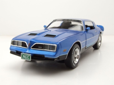 Pontiac Firebird Formula 1978 blau Modellauto 1:18 Auto...