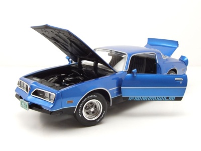 Pontiac Firebird Formula 1978 blau Modellauto 1:18 Auto World