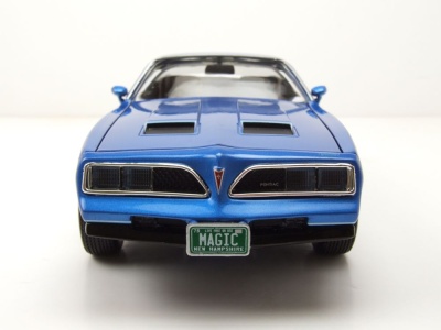 Pontiac Firebird Formula 1978 blau Modellauto 1:18 Auto World