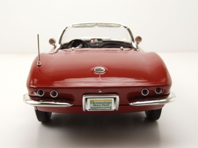 Chevrolet Corvette Convertible Hemmings Muscle Machines 1962 dunkelrot Modellauto 1:18 Auto World
