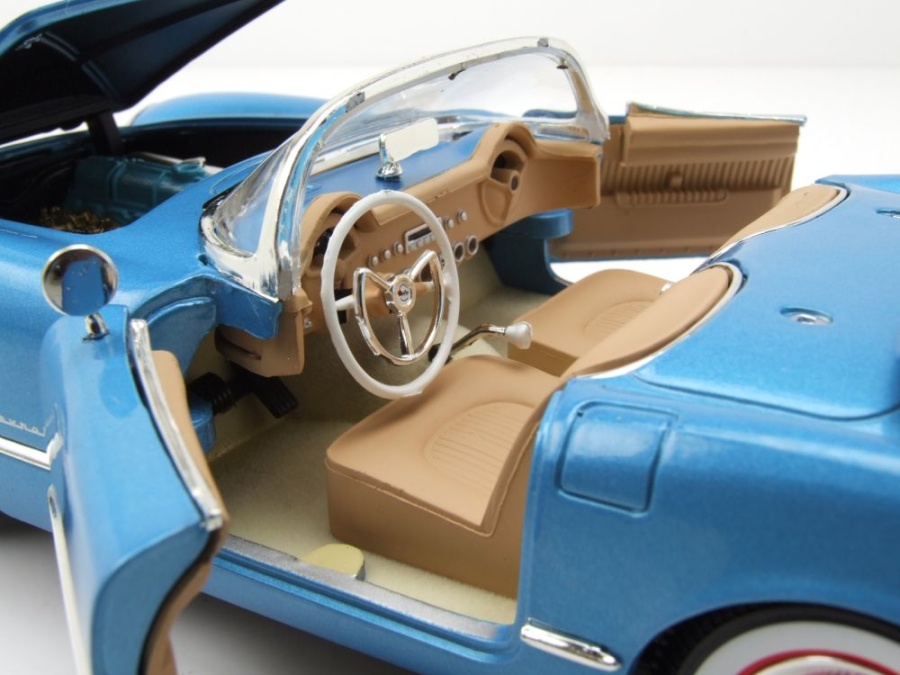 Chevrolet Corvette Cabriolet 1954 – MIRA 1/18 N°6281 – Miniature Métal Collection