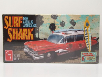 Cadillac Ambulance Surf Shark 1959 rot weiß...
