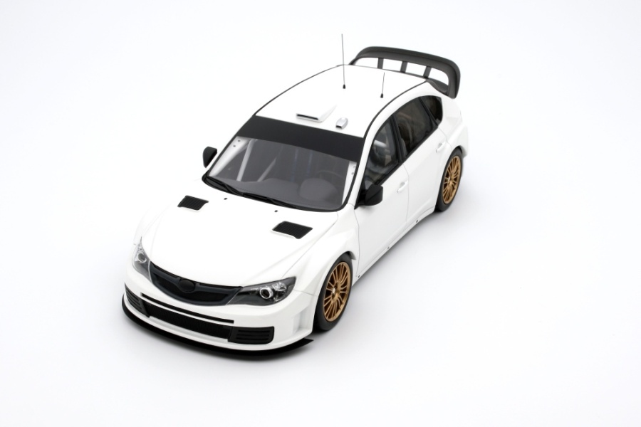 Modellauto Subaru Impreza WRC Custom 2008 weiß 1:18 Ottomobile bei