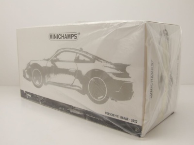 Porsche 911 Dakar 2022 grau metallic Modellauto 1:18 Minichamps