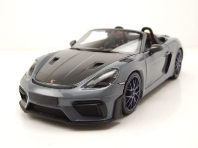 Porsche Spyder RS Weissach Package 2024 grau Modellauto...