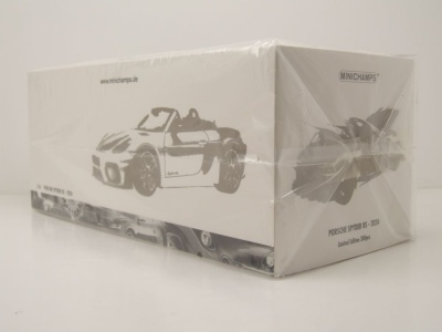 Porsche Spyder RS Weissach Package 2024 grau Modellauto 1:18 Minichamps