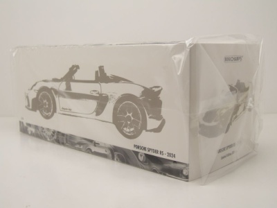 Porsche Spyder RS Weissach Package 2024 weiß Modellauto 1:18 Minichamps