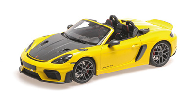 Porsche Spyder RS Weissach Package 2024 gelb Modellauto...