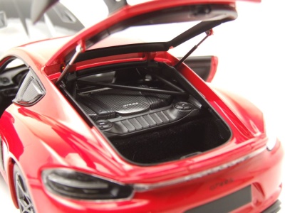 Porsche Cayman GT4 RS Weissach Package 2024 rot Modellauto 1:18 Minichamps