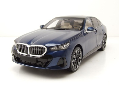 BMW i5 2023 blau metallic Modellauto 1:18 Minichamps