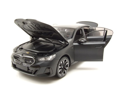 BMW i5 2023 matt grau Modellauto 1:18 Minichamps