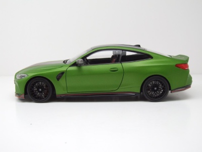 BMW M4 CSL 2022 matt grün metallic Modellauto 1:18 Minichamps