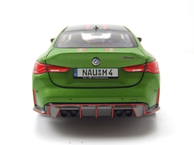 BMW M4 CSL 2022 matt grün metallic Modellauto 1:18 Minichamps