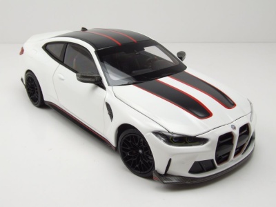 BMW M4 CSL 2023 weiß Modellauto 1:18 Minichamps