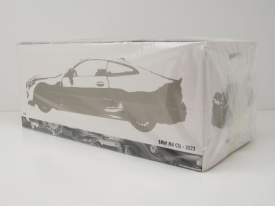 BMW M4 CSL 2023 weiß Modellauto 1:18 Minichamps