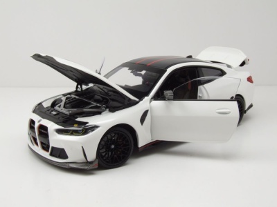 BMW M4 CSL 2023 weiß Modellauto 1:18 Minichamps