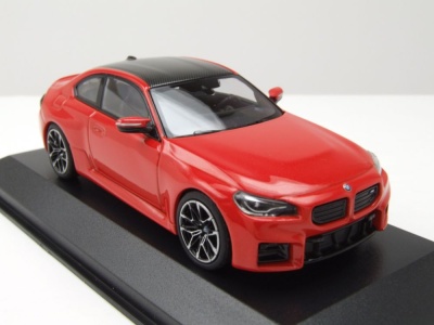 BMW M2 2023 rot metallic Modellauto 1:43 Minichamps