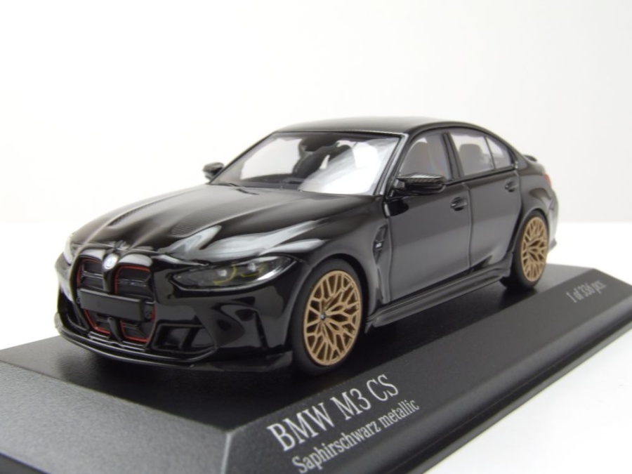 BMW M3 CS 2023 schwarz metallic Modellauto 1:43 Minichamps