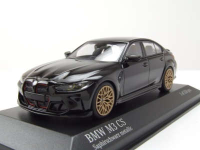 BMW M3 CS 2023 schwarz metallic Modellauto 1:43 Minichamps