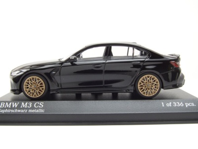 BMW M3 CS 2023 schwarz metallic Modellauto 1:43 Minichamps