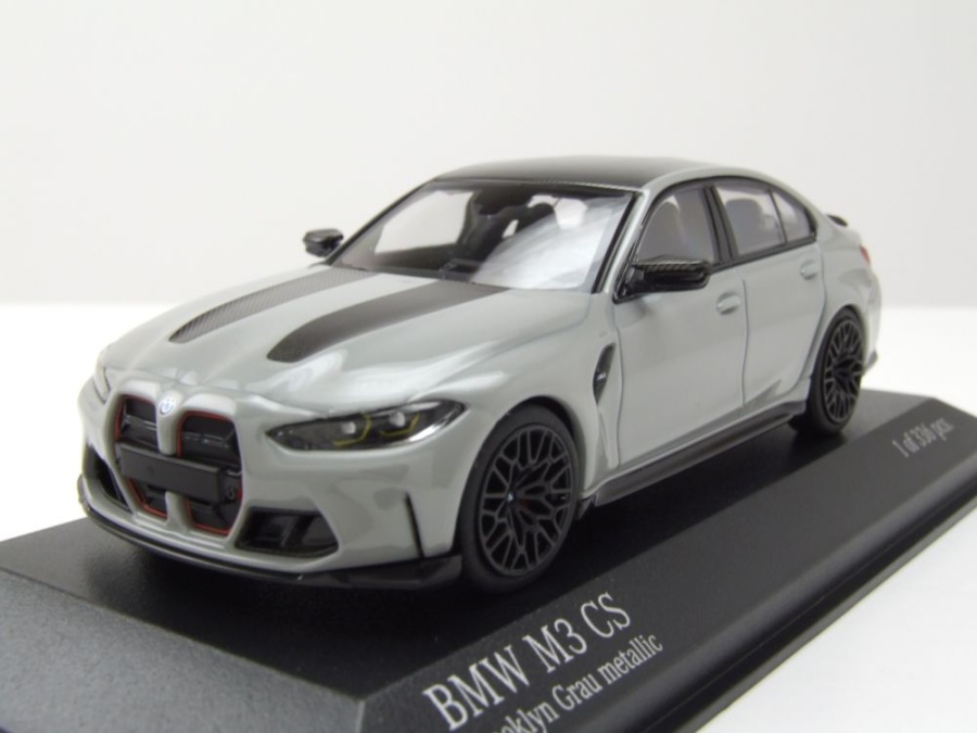 BMW M3 CS 2023 grau metallic Modellauto 1:43 Minichamps