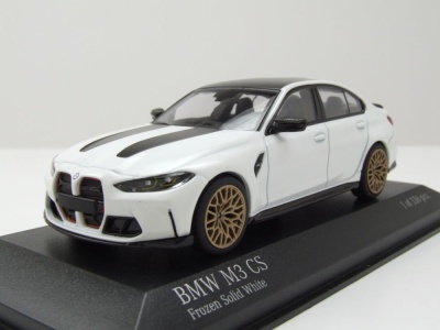 BMW M3 CS 2023 matt weiß Modellauto 1:43 Minichamps