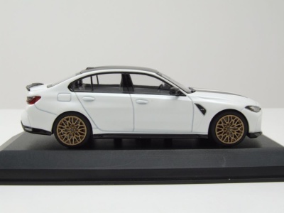 BMW M3 CS 2023 matt weiß Modellauto 1:43 Minichamps