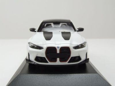 BMW M3 CS 2023 matt weiß Modellauto 1:43 Minichamps