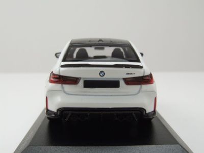 BMW M3 CS 2023 matt weiß Modellauto 1:43 Minichamps