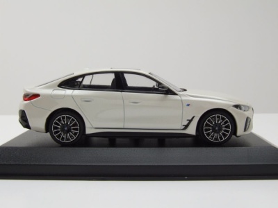 BMW I4 M50 2022 weiß metallic Modellauto 1:43 Minichamps